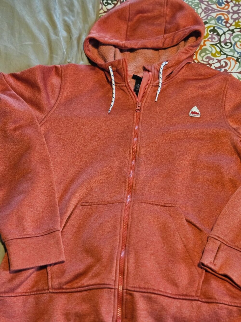 Burton zip up Hoodie